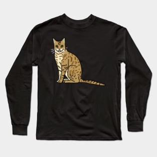 8bit pixel cat Long Sleeve T-Shirt